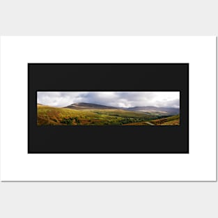 Panorama of Glen Roy in the Highlands of Scotland Posters and Art